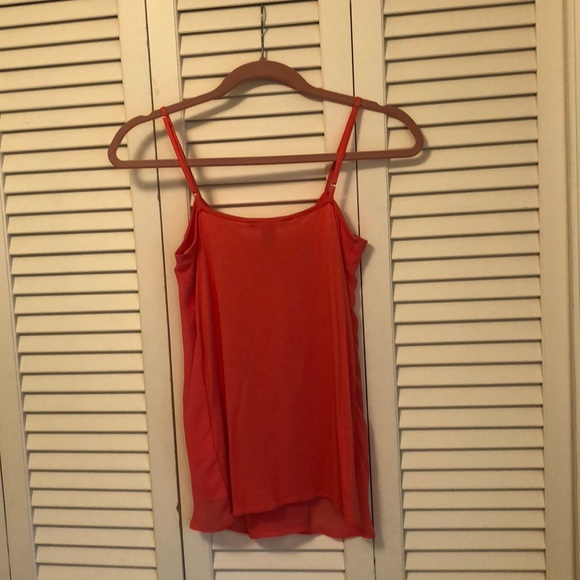 Coral spaghetti strap Banana Republic top - Picture 2 of 3
